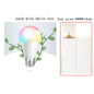Light Bulb in colorful design with packaging details for energy-efficient home lighting solution.