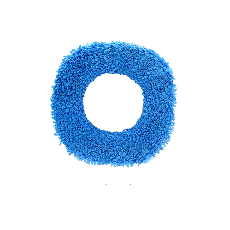 Robot Vacuum Mop replacement microfiber cloth, blue, for effective floor cleaning and mopping.