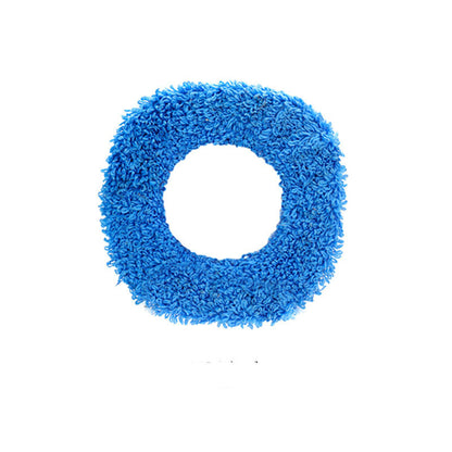 Robot Vacuum Mop replacement microfiber cloth, blue, for effective floor cleaning and mopping.