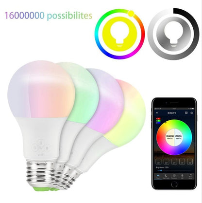 Light Bulb energy-efficient solution featuring color-changing capabilities and smart control options for home lighting.