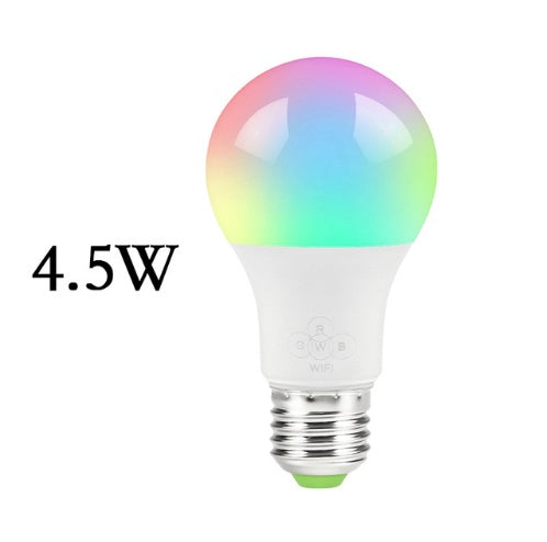 Light Bulb - Energy-efficient multicolor smart bulb with 4.5W power for home lighting.