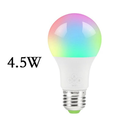 Light Bulb - Energy-efficient multicolor smart bulb with 4.5W power for home lighting.