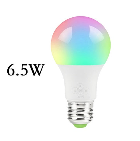 Light Bulb in multicolor design, energy-efficient 6.5W smart lighting solution for home interiors.