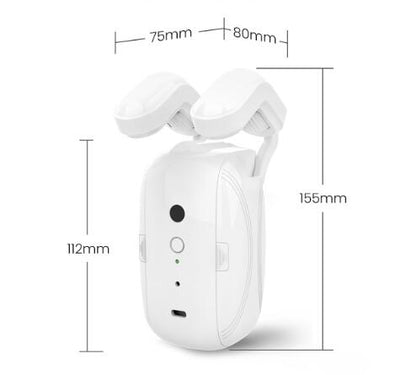 Smart Curtain Robot dimensions showing height, width, and depth for easy installation and setup.