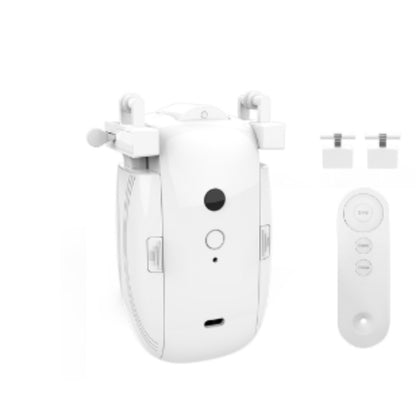 Smart Curtain Robot with remote control and installation accessories for automated curtain functionality.